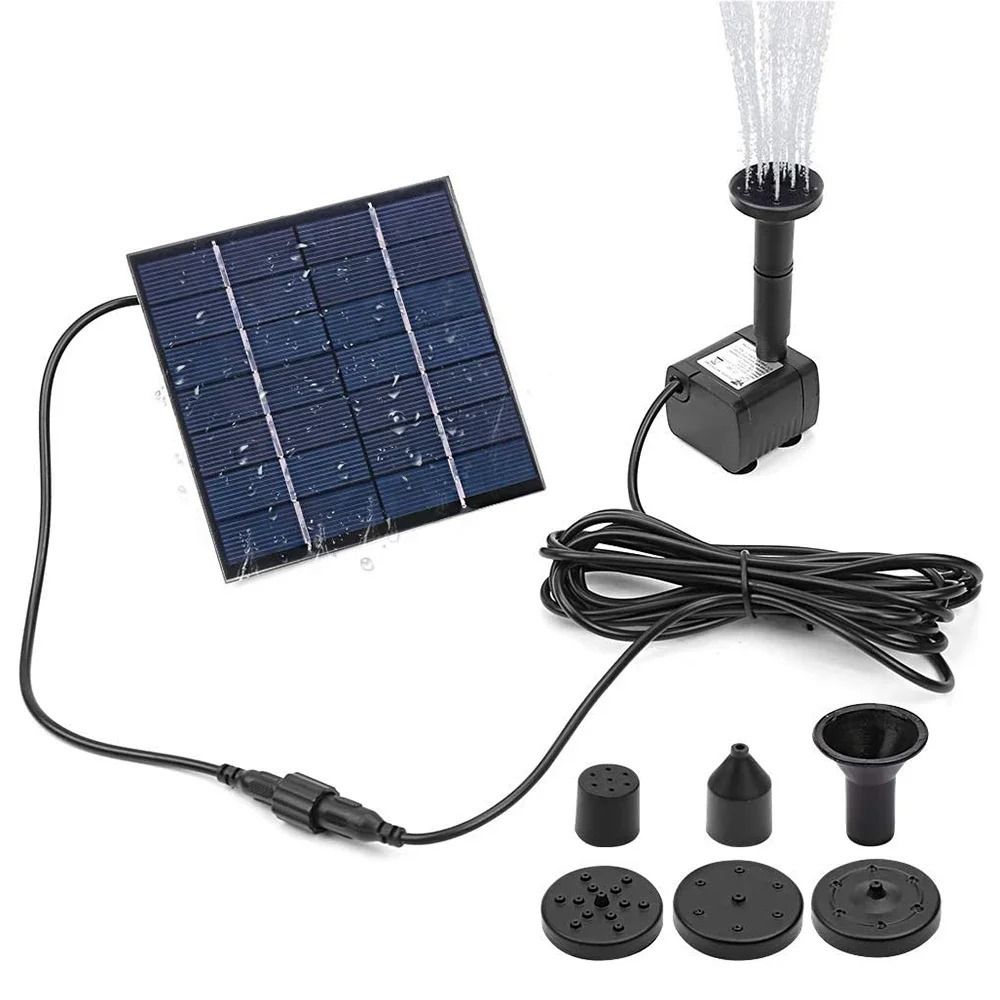 Indoor Garden Kit - ソーラーパネルキット付きミニ噴水ポンプ,庭のプール,屋内,屋外,1.4W