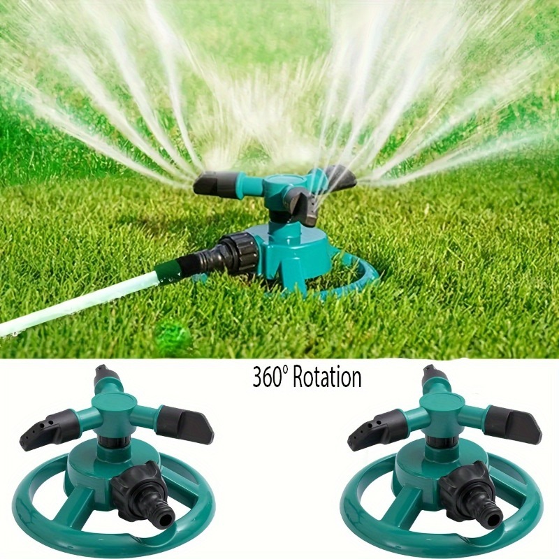 Automatic Watering - 自動回転式散水スプレー,スプリンクラーノズル,360度,庭,芝生,灌漑用品