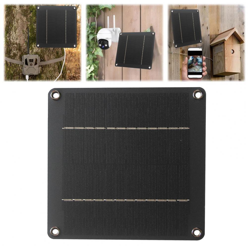 Garden Camera - 軽量ソーラーパネル 4 ワット 12v シリコンソーラーパネル防水屋外ガーデンライト充電器高効率セキュリティカメラ電源