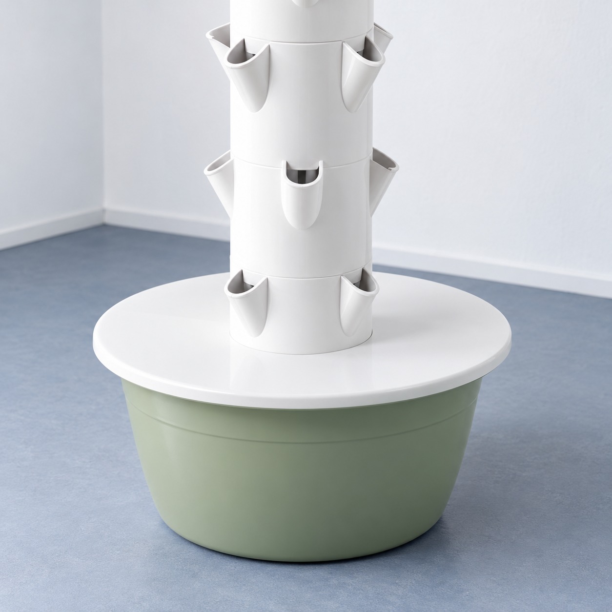 9段36穴のスペースツリー型水耕栽培タワー。屋上バルコニーで - Hydroponic Tower のレビューと価格