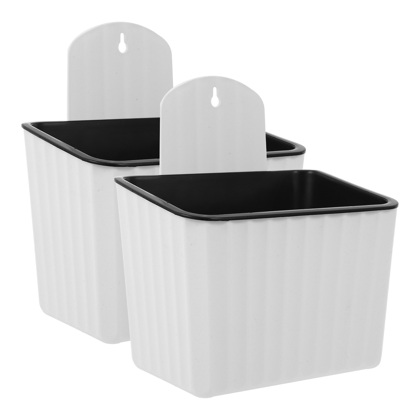 自動給水機能付きの壁掛けプランター2個セット。屋内・屋外で使 - Self Watering Planter のレビューと価格