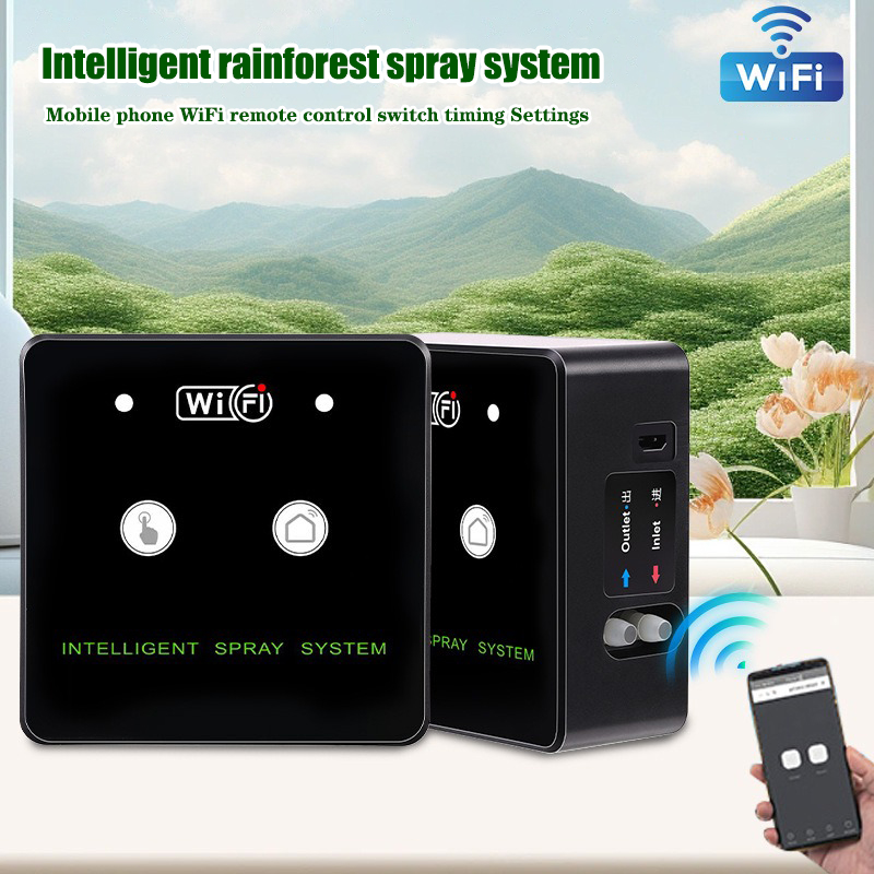 熱帯雨林噴霧器 WiFi 制御自動ミスト熱帯雨林タイミングス - Smart Garden System のレビューと価格