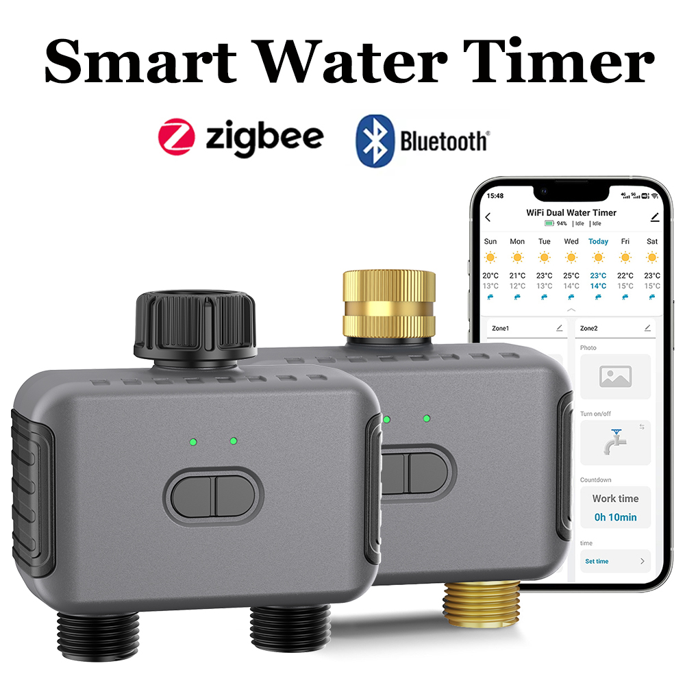 Tuya スマートウォータータイマー Zigbee/BT 自 - Smart Garden Kit のレビューと価格