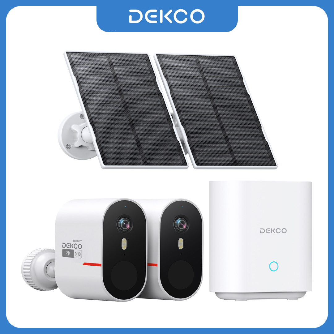 Dekco 3MP WiFiソーラーカメラシステム 2台セッ - Garden Camera のレビューと価格