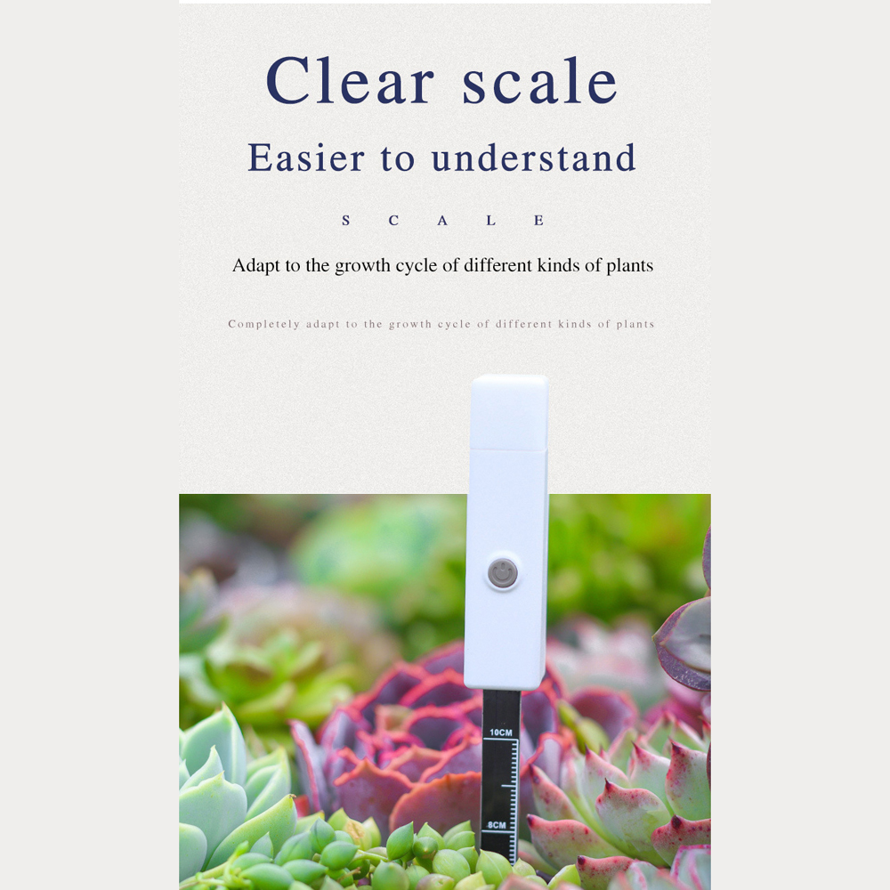携帯式土壌水分計、家庭菜園用、植物の生育状況を知らせるライト - Plant Monitor のレビューと価格