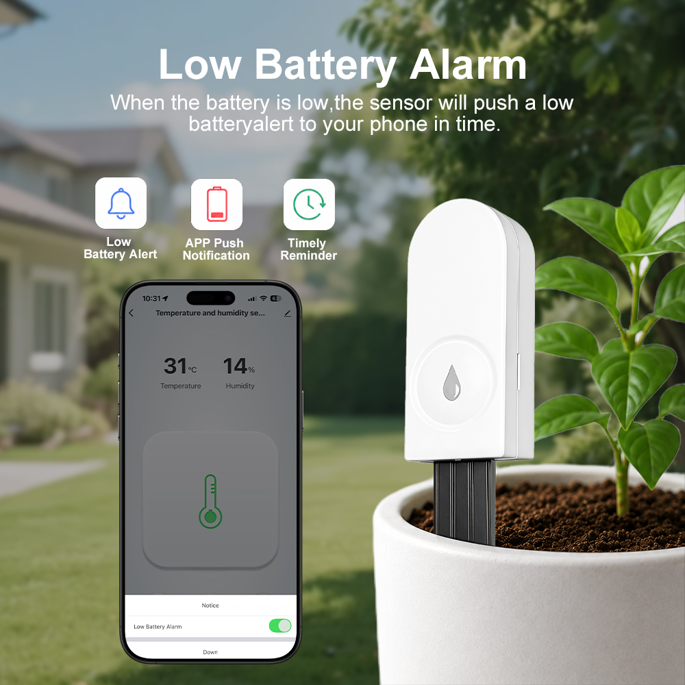 スマートZigbee植物モニター。Tuyaアプリと連携し、土 - Plant Sensor のレビューと価格