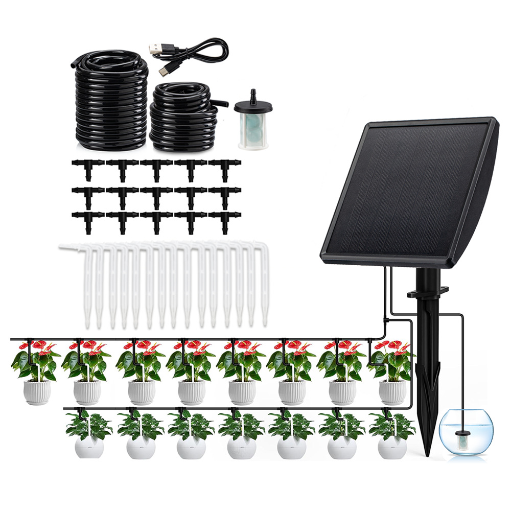ソーラー自動点滴灌漑ポンプ スマート散水システム（庭、バルコ - Smart Garden System のレビューと価格